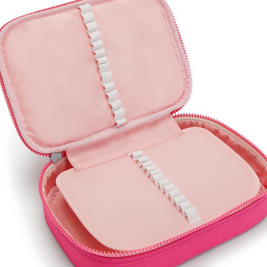 Kipling 100 Pens Klassieke Case Tassen Roze | België 1186IL